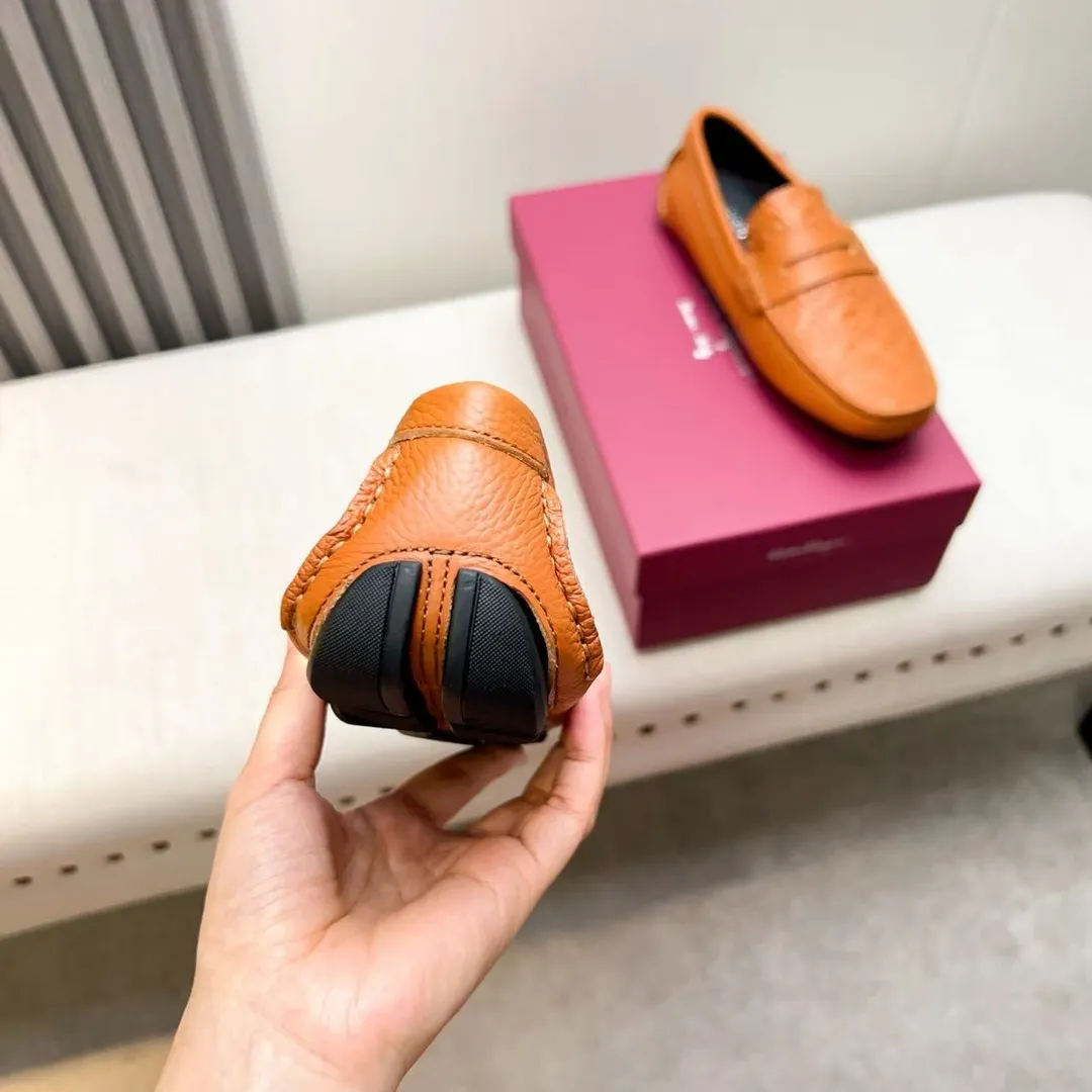 Men's men's shoes 💰620 Ferragamo new high-end quality 🔥 imported lychee pattern ➕ cowhide lining size 38-45